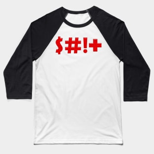 Typeface Illusion Baseball T-Shirt